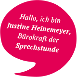 Justine Heinemeyer Sprechblase