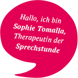 Sophie Tomalla Sprechblase